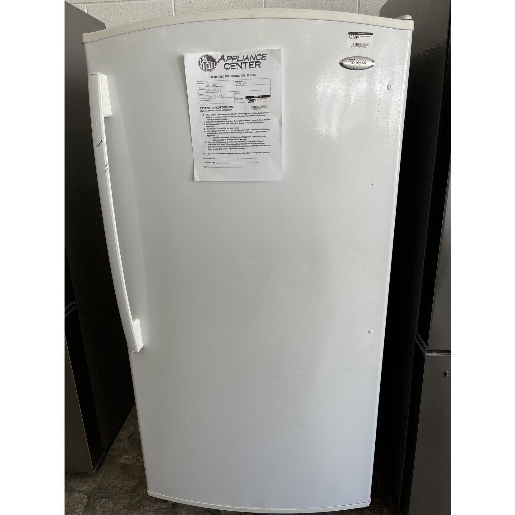 Whirlpool Freezer