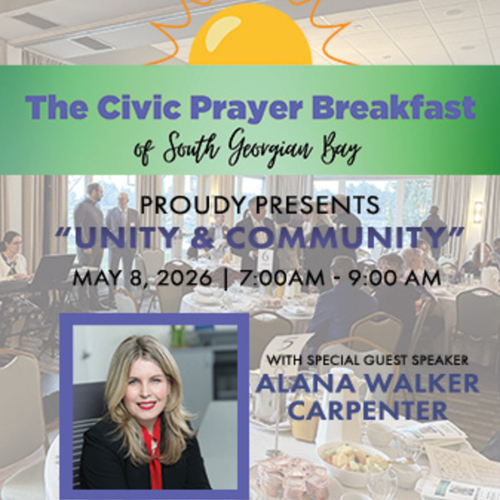 Civic Prayer Breakfast Sponsors Table
