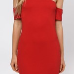 Off the Shoulder Tube Dress