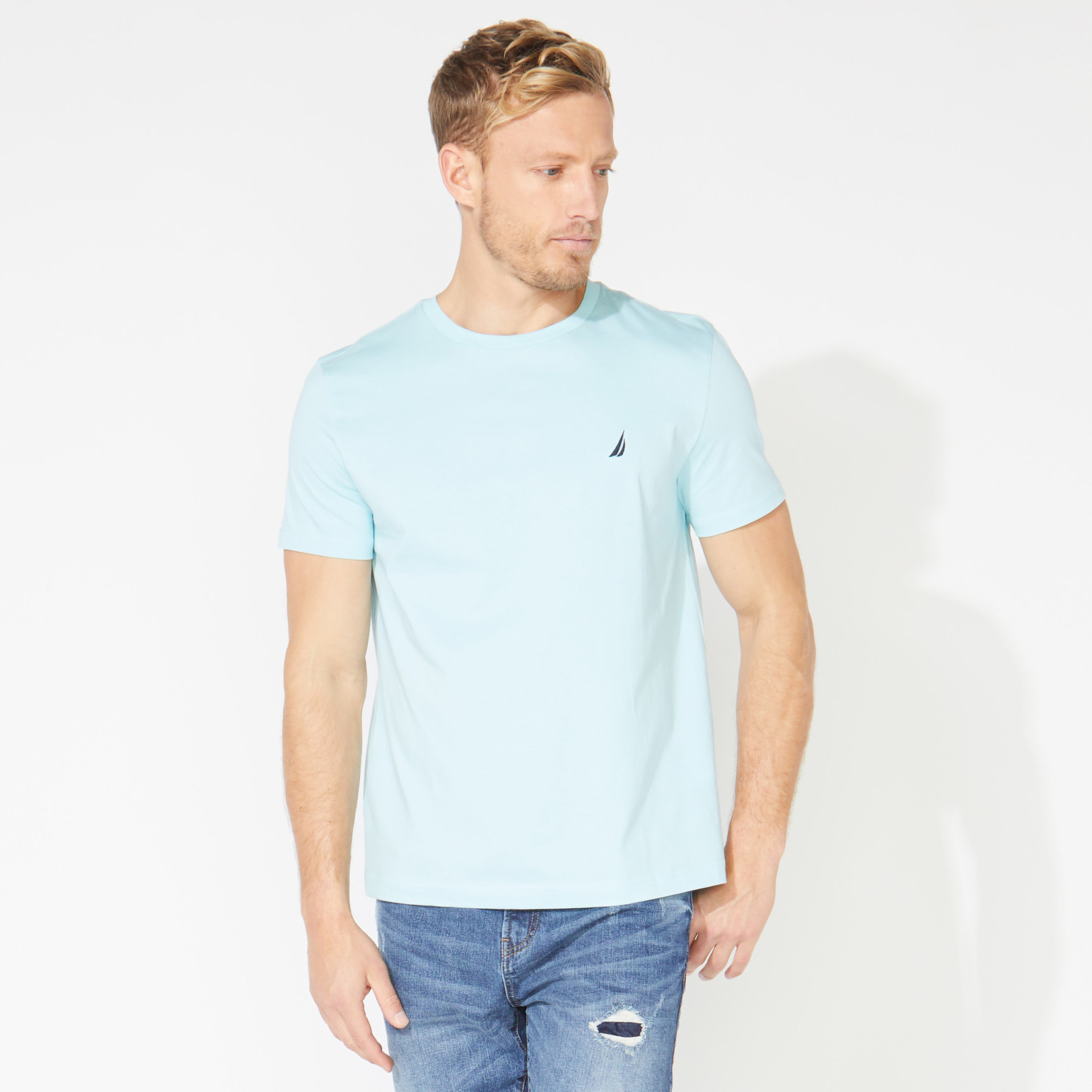 NAUTI  CREW-NECK TEE ||