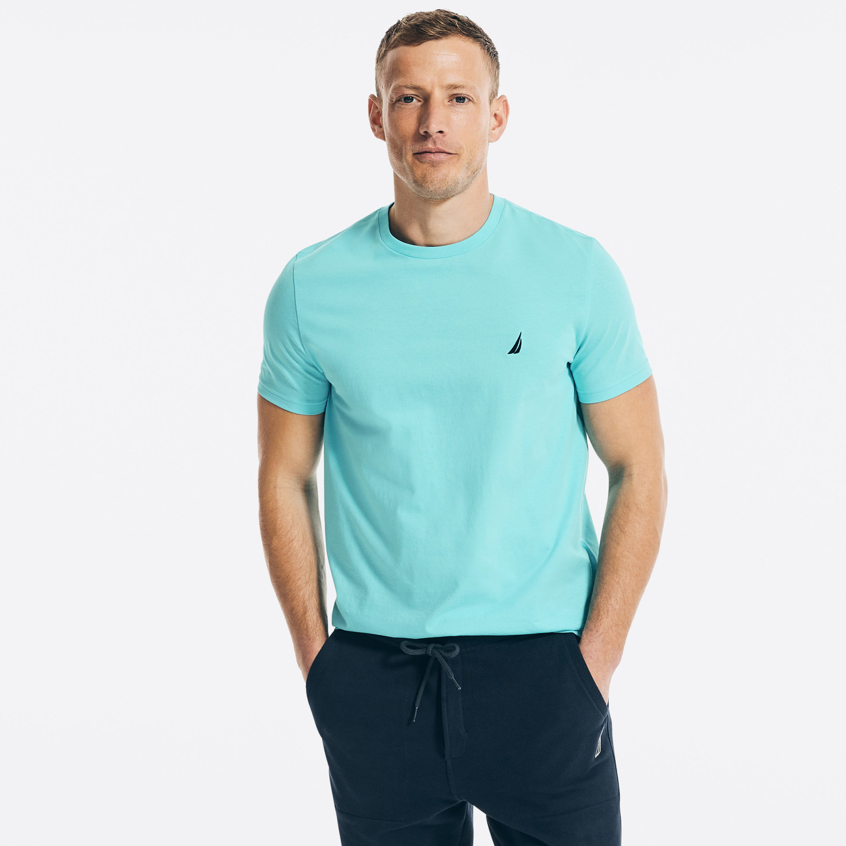 NAUTI  CREW-NECK TEE ||