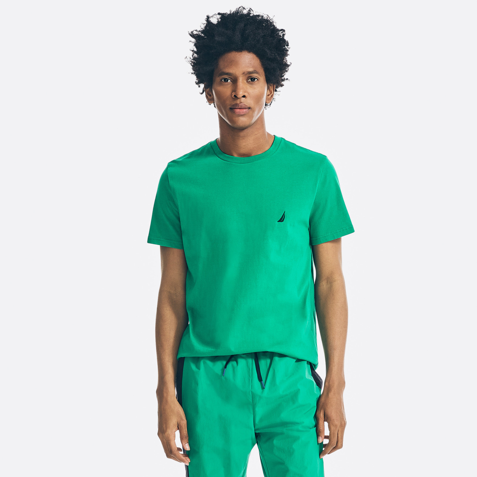 NAUTI  CREW-NECK TEE ||