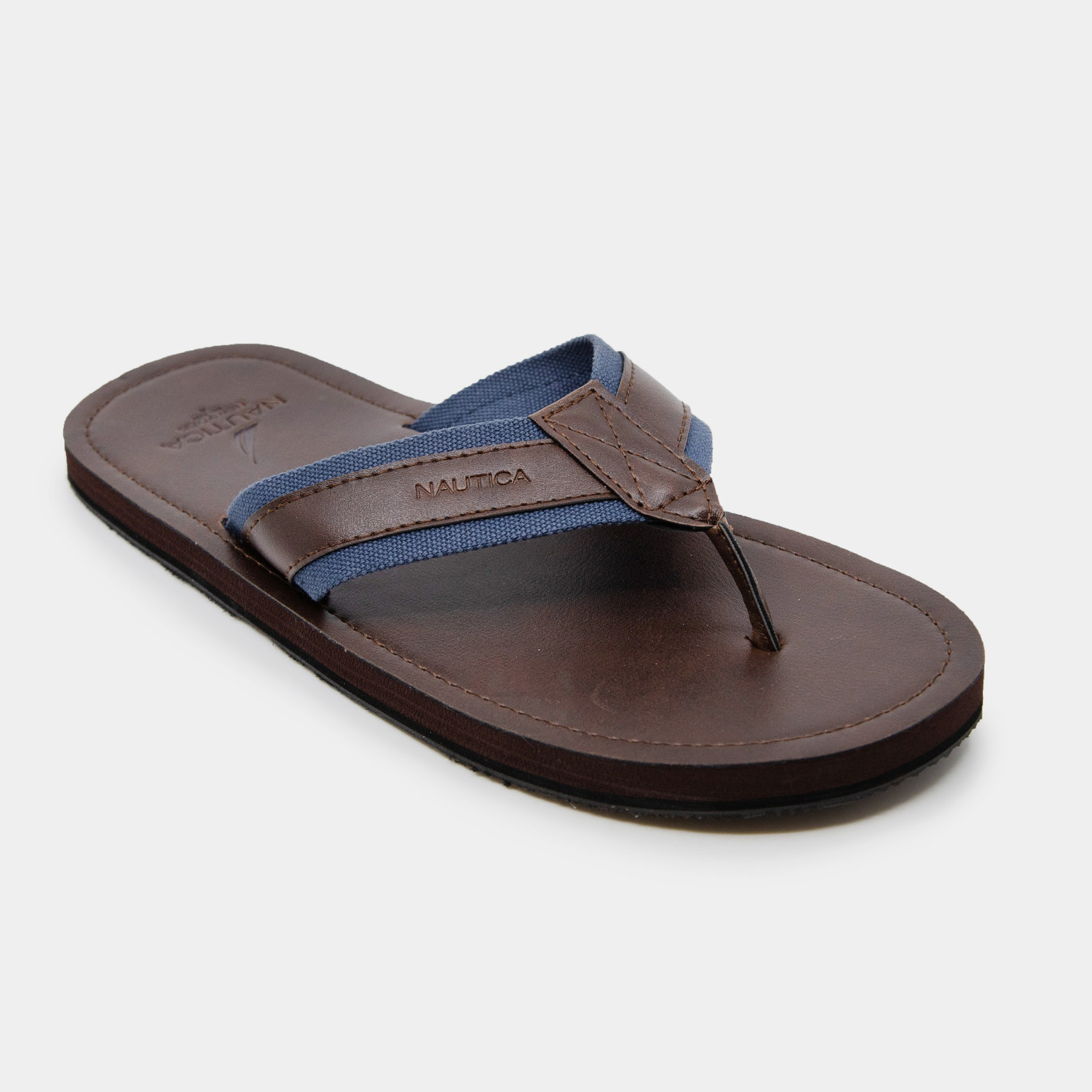 NAUTI MEN THONG SANDALS - Brown Stone