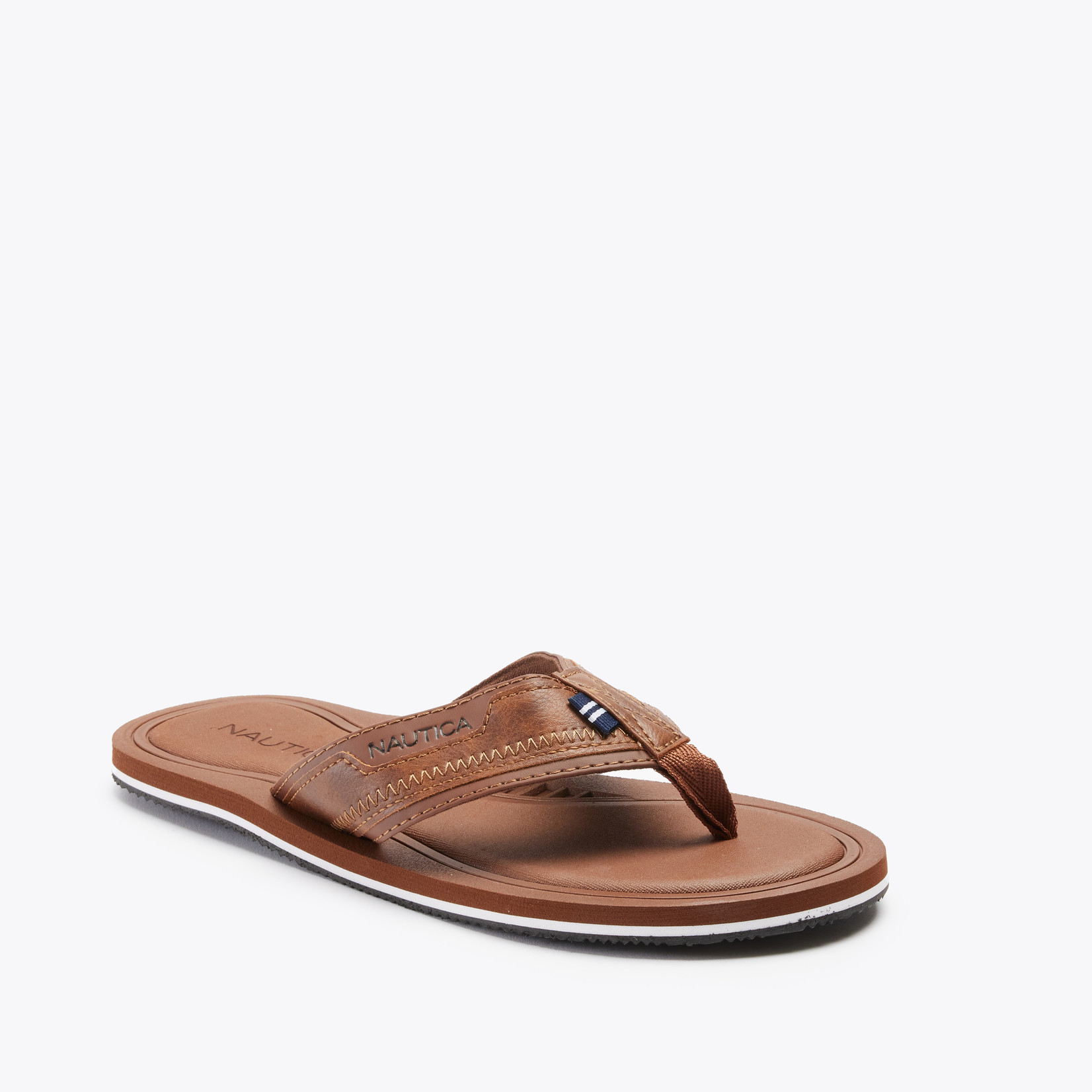 NAUTI MEN THONG SANDALS - Military Brown