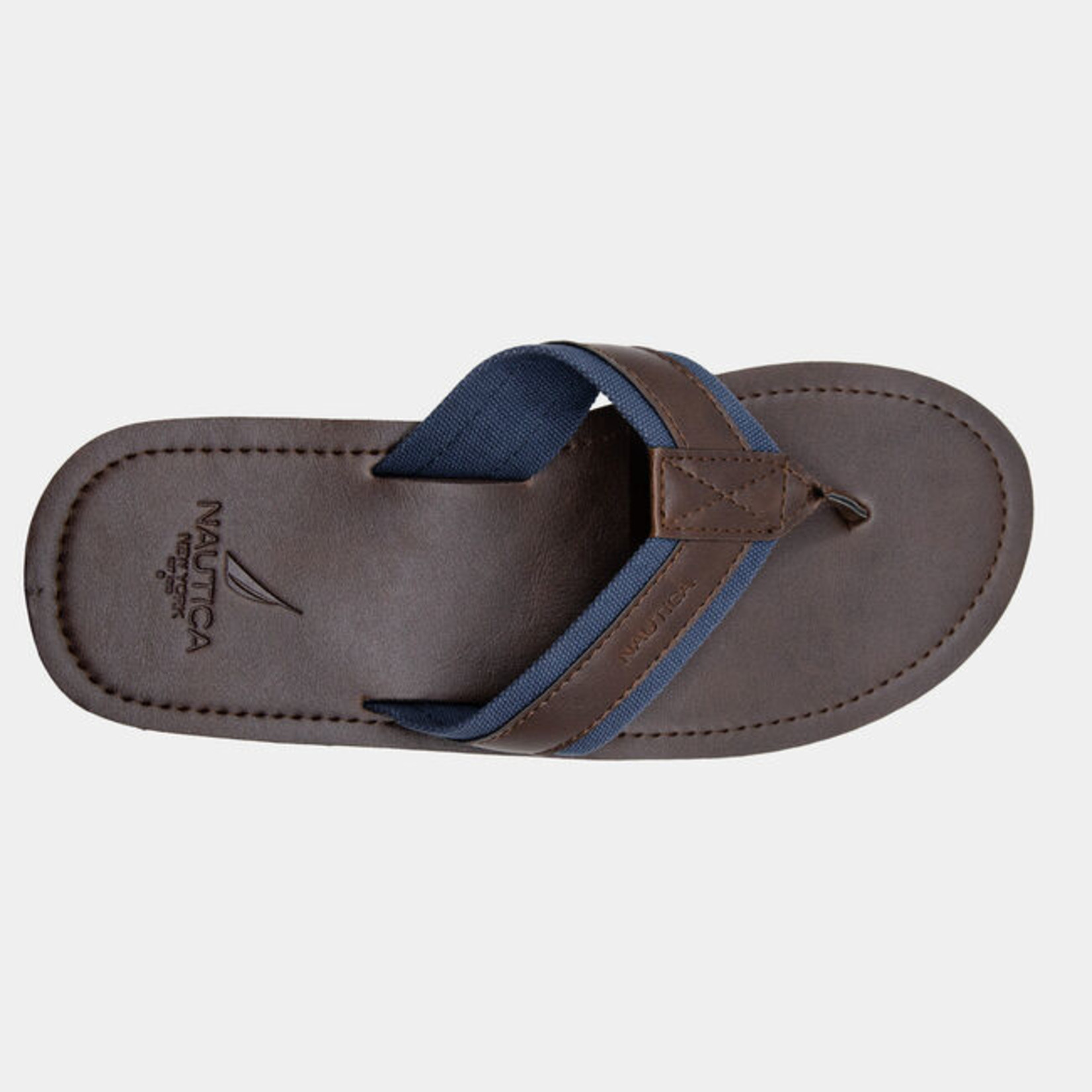 NAUTI MEN THONG SANDALS - Brown Stone