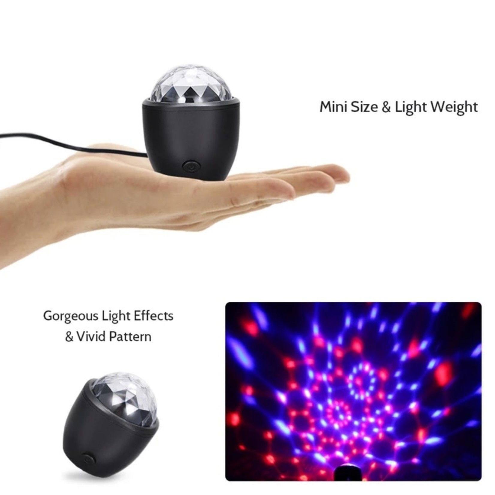 || S.P.I.C.E || Mini Led Magic Effect Lamp - DISCO LIGHT