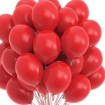 Latex Balloons  - Red 10pc