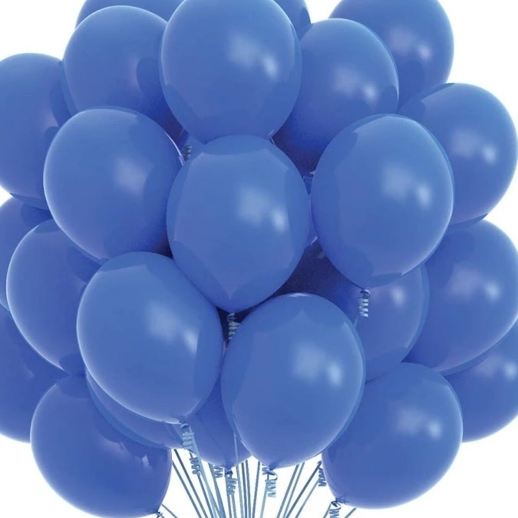 Latex Balloons  - Blue 30 pieces