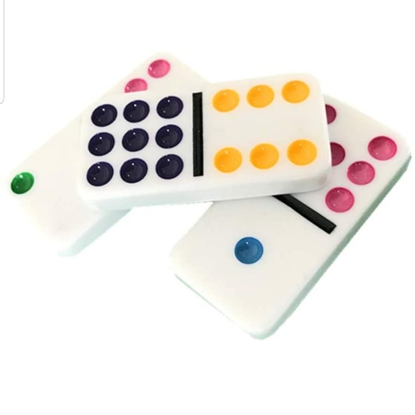 1210 | Offelec | Double Six Dominoes _Game Set with Tin Box