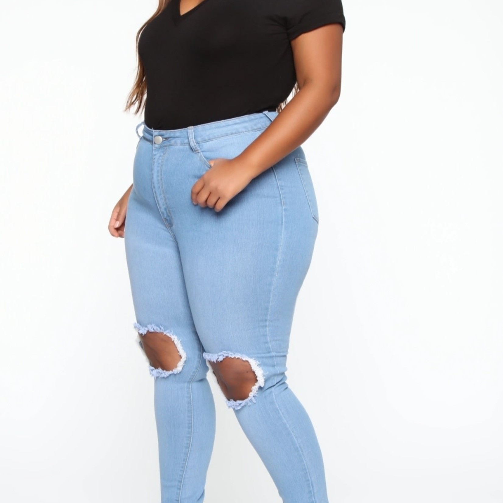 BLUE DREAM High-rise Jeans