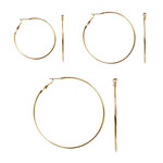 Bold Elements Hoop Earring