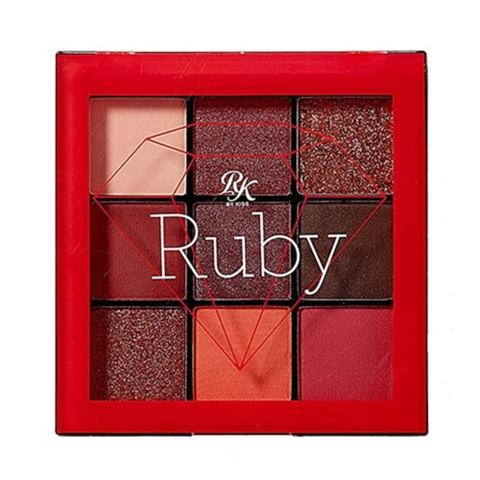 QQ | SBTY - LA Colors Fruity Fun Eyeshadow Palette 9 Colors: Ruby