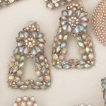 Crystal drop earrings