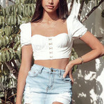 FFN - Raquel Top - White - M