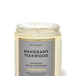 1222 | Bath & Body | SINGLE WICK CANDLE - MAHOGANY TEAKWOOD