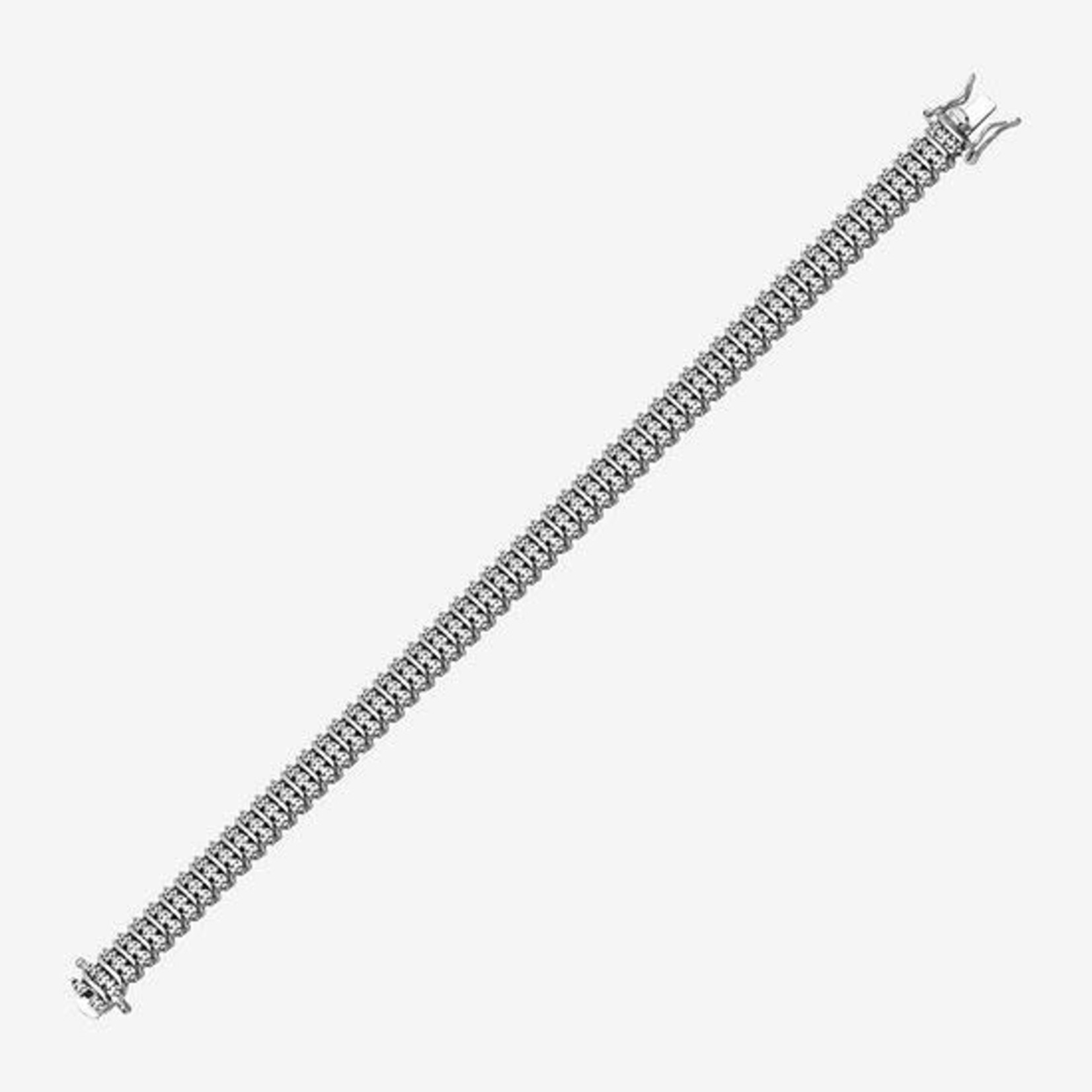 JPP - Diamond Accent Silver 7.25 Inch Tennis Bracelet