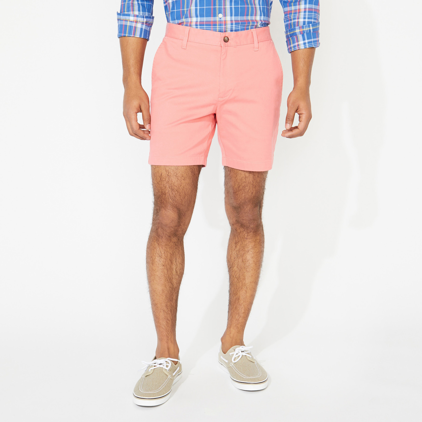 NAUTI21 -  6" DECK SHORT -  Color: Pale Coral Size: 40W