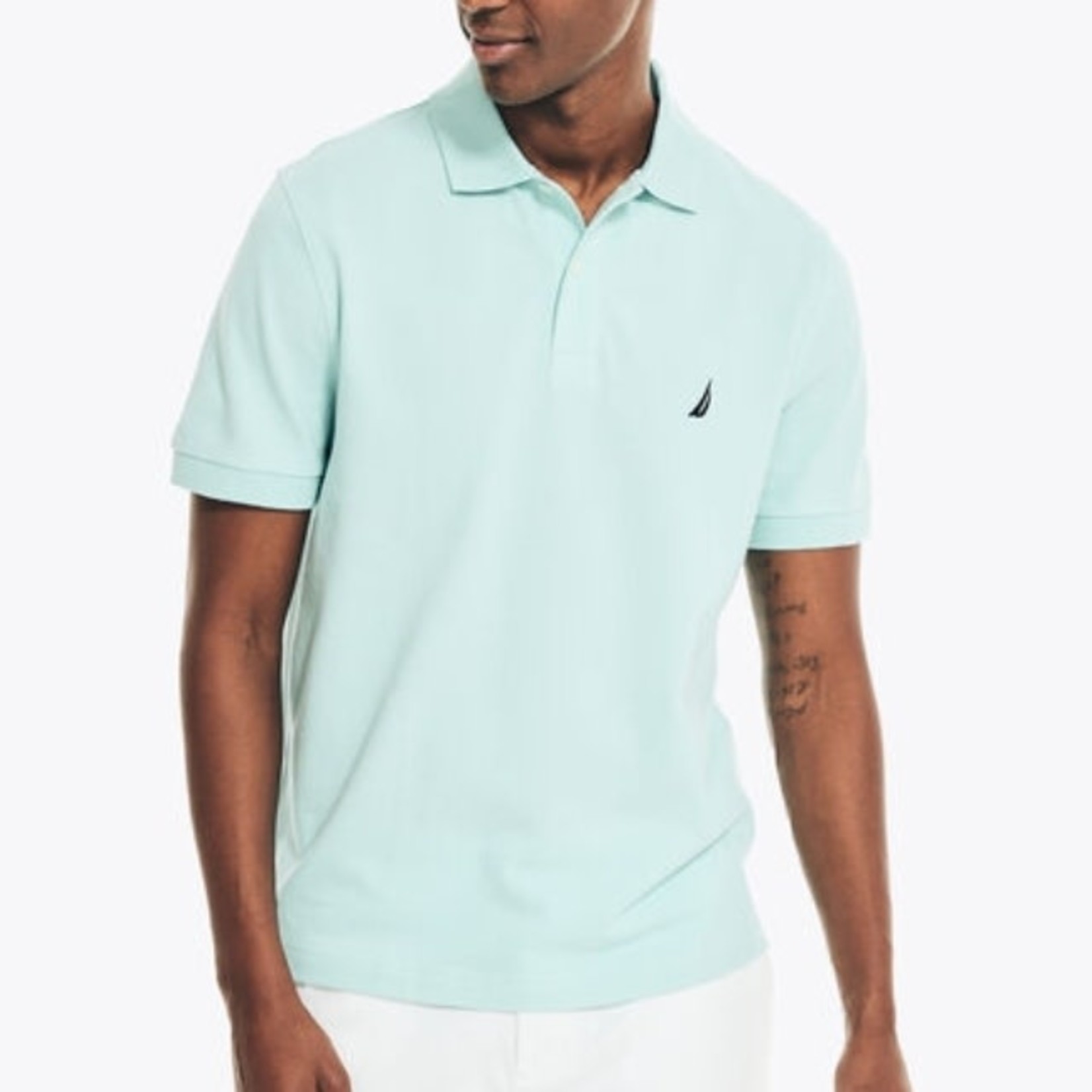 722 Nauti - "CLASSIC FIT DECK POLO Color: Harbor Mist Size: 3XL"