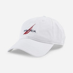 0109 - NAUTI CAP (LOGO THRU TEXT) - Color: Bright White