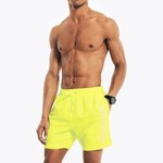 NAUTI - 6" NEON QUICK-DRY SWIM SHORTS - Color: Neon Yellow