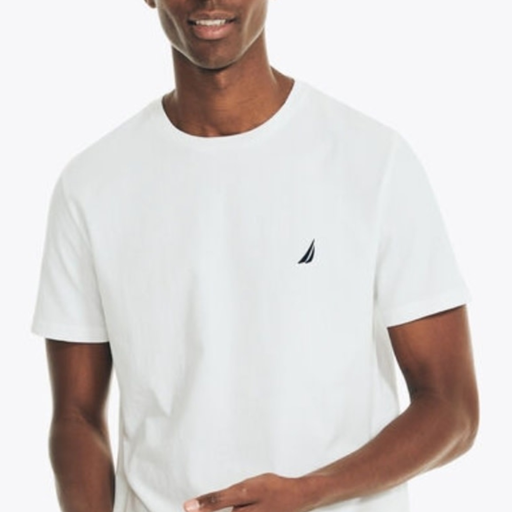 NAUTI "SOLID CREWNECK T-SHIRT Color: Bright White