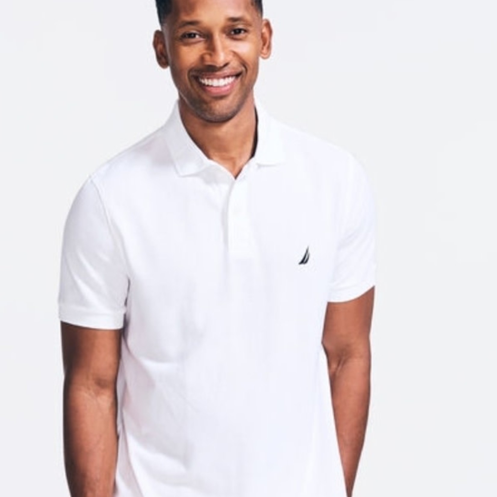 NAUTI - "CLASSIC FIT DECK POLO Color: Bright White