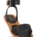 831 - Open Toe Ankle Buckle Strap Sandals