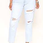 904 - Know It All Mid Rise Boyfriend Jeans - Light Wash  _13