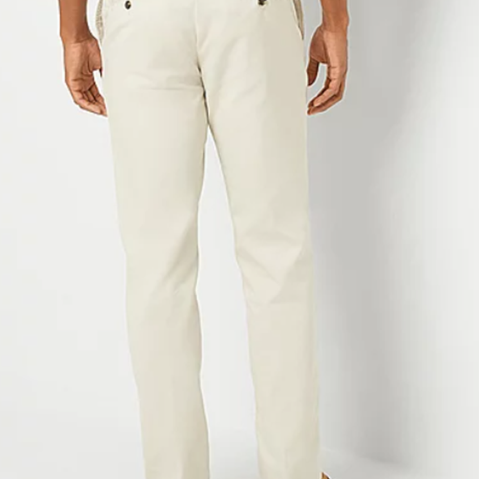 0109 - JPP | St Johns Bay| Men's Classic Fit Flat Front Pant - Color: Classic Stone