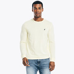 NAUTI | CREWNECK LONG-SLEEVE T-SHIRT - Color: French Vanilla