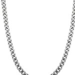 0204  - JPP - Men's Jewelry Stainless Steel  Link Chain Necklace - 22 Inch