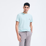 NAUTI - J-CLASS CREWNECK T-SHIRT Color: Sapphire/Pitch Yellow