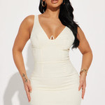 0324 | FFN - Emily Mini Dress - White - Size: XL