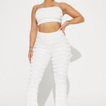 0321 | FFN - "Chella Babe Pant Set - Ivory Size: XL"