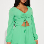 0601 | FFN - Kelly Romper - Green - Size:L