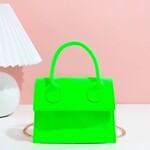 0721 || MEILAI Mini Funky NEON Chain Flap Bag
