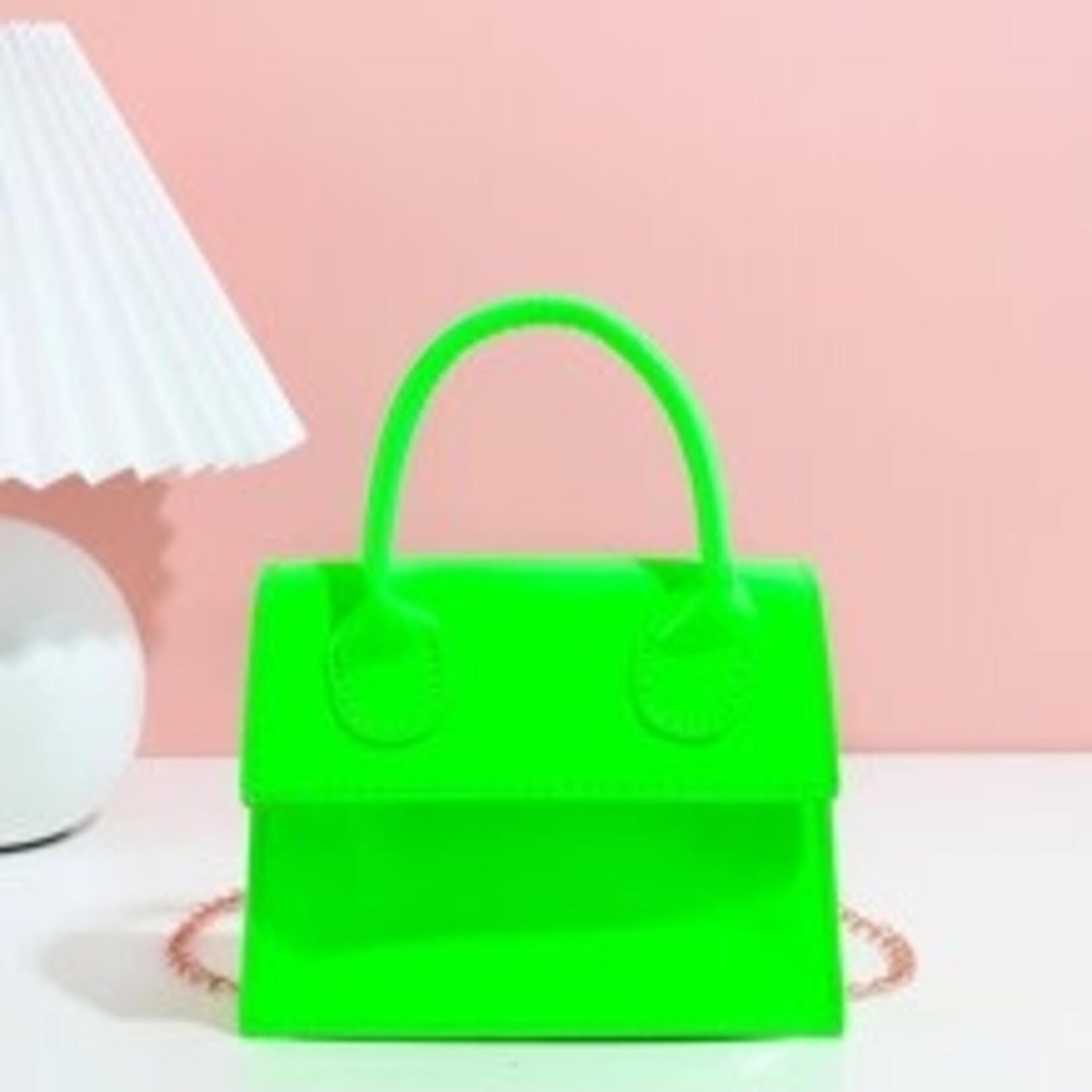 0721 || MEILAI Mini Funky NEON Chain Flap Bag