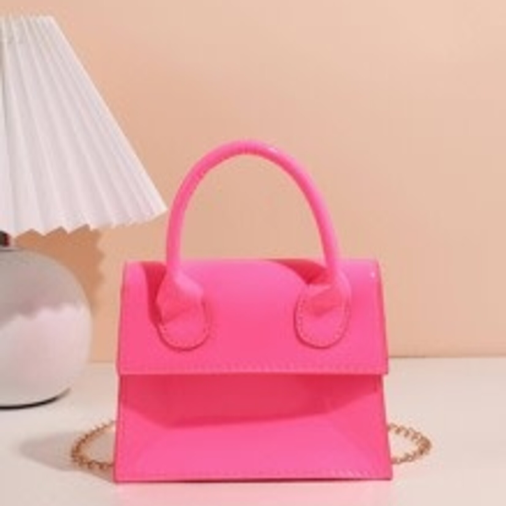 0721 || MEILAI Mini Funky NEON Chain Flap Bag