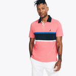 0819 - NAUTI |"CLASSIC FIT RUGBY CHEST-STRIPE POLO Color: Teaberry
