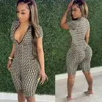 0819 | Zip Up Kurze Sleeveless  Casual  Bodycon