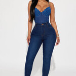 0819 | Supernatural High Rise Jeans - Dark Wash