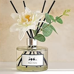 0920  || 396 st. Dahlia Flower Reed Diffuser, Vanilla Lavender