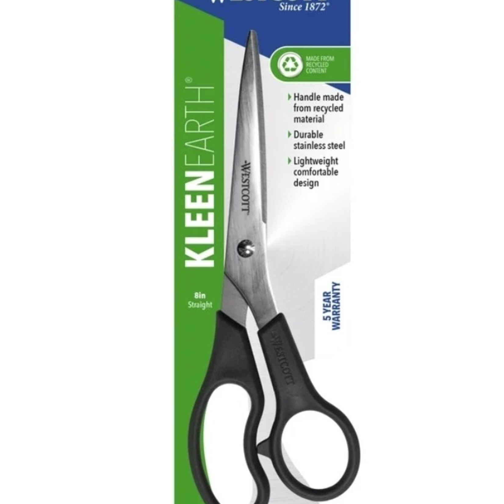 DSE | Westcott KleenEarth  _8" Scissors - Black
