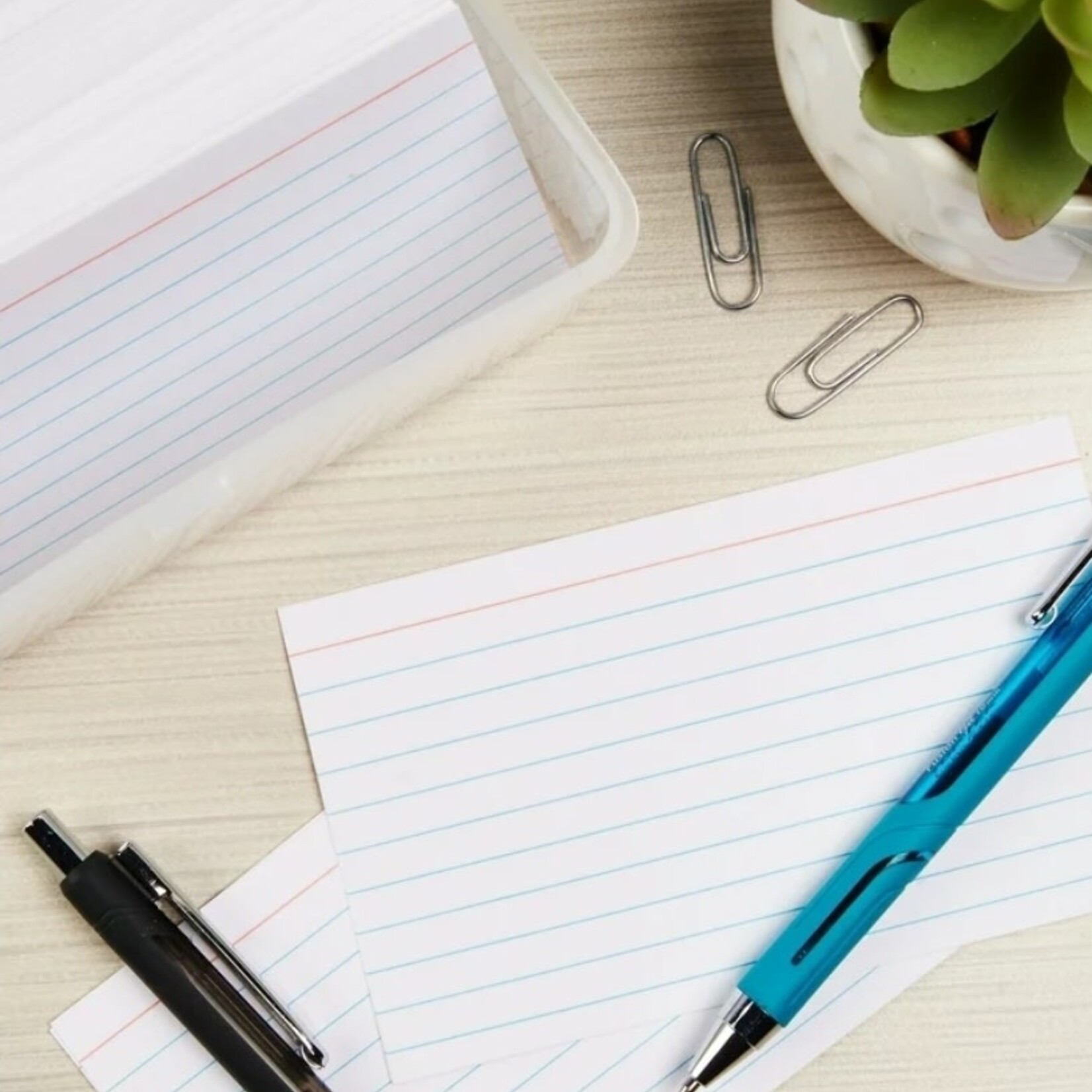 DSE | Pen+Gear _ Ruled Index Cards - 3" x 5" - White 100 Count