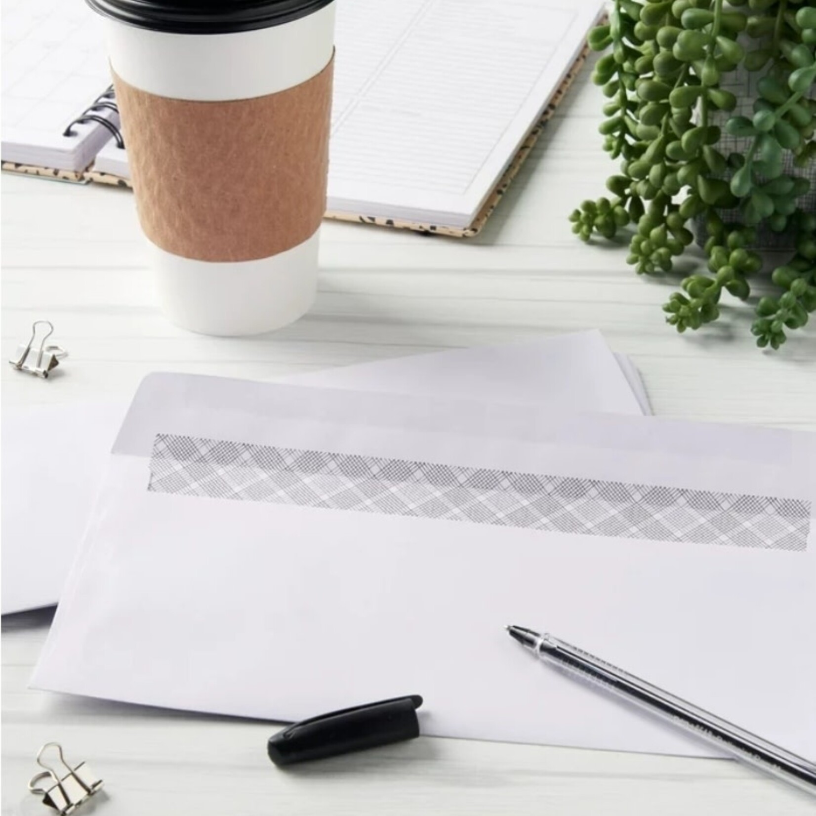 DSE | Pen + Gear _ Envelopes (White) - 40pk,  4.13"x9.5"