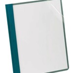 DSE | Oxford _Clear Front Report Cover - 8.5 x 11" Blue