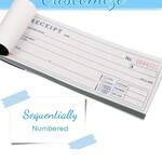 DSE | Money and Rent Receipt Book _ 2.75" x 7.2"