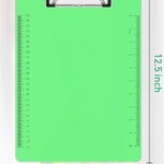DSE | PANDRI _ Clear Colored Clip Board - 12.5" x 9" -