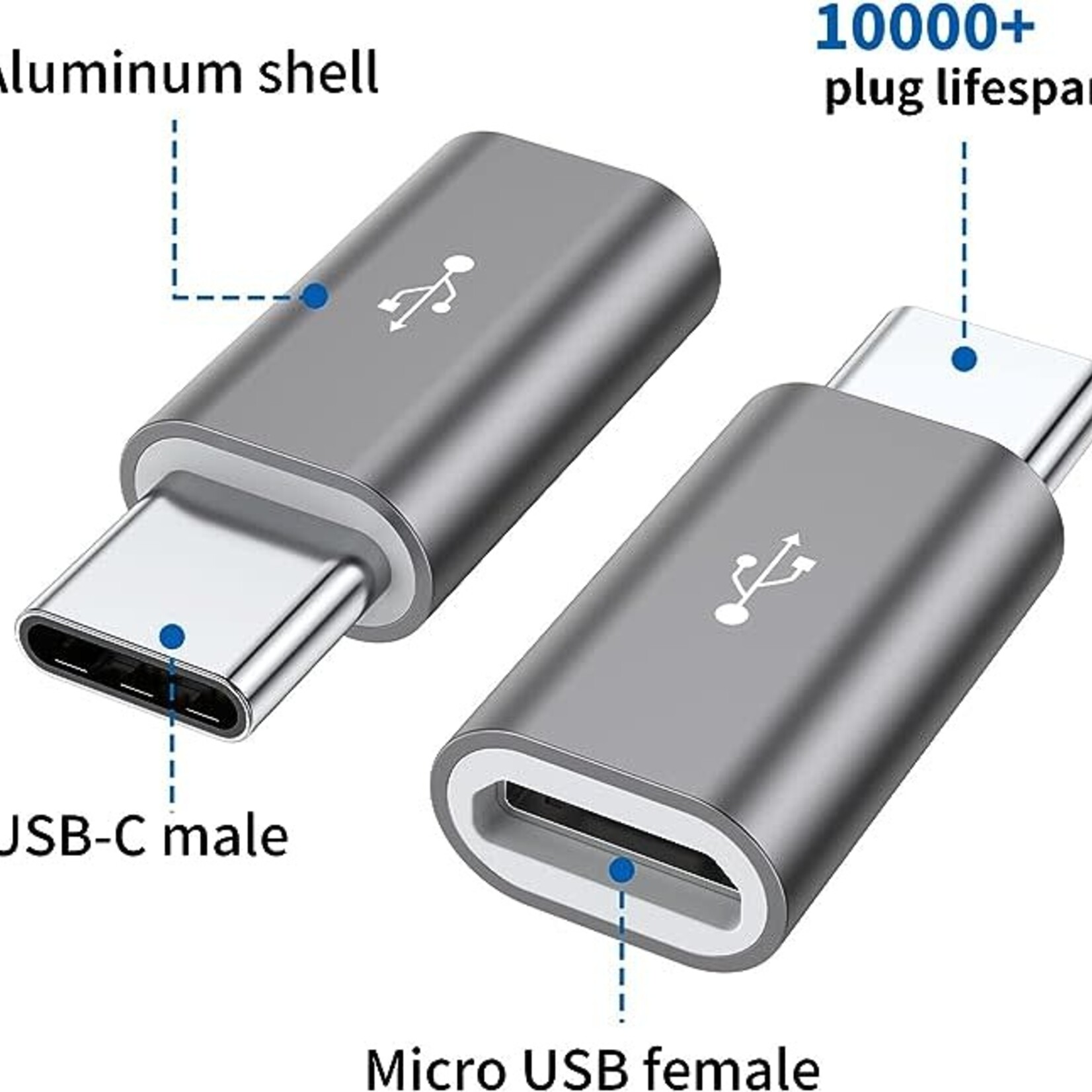 DSE | Micro USB to C Type C Adapter _Convert Connector