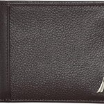 0424 |  Nautica Men's Bifold Leather Wallet and Passcase